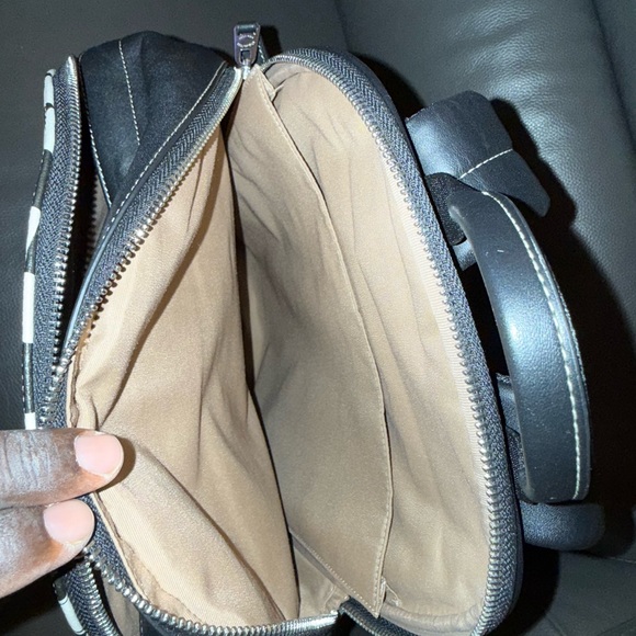 Coach Black and White Checkered Men's Backpack - Picture 10 of 15